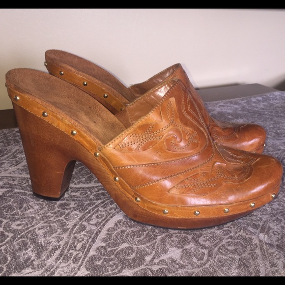 nine west mules and clogs
